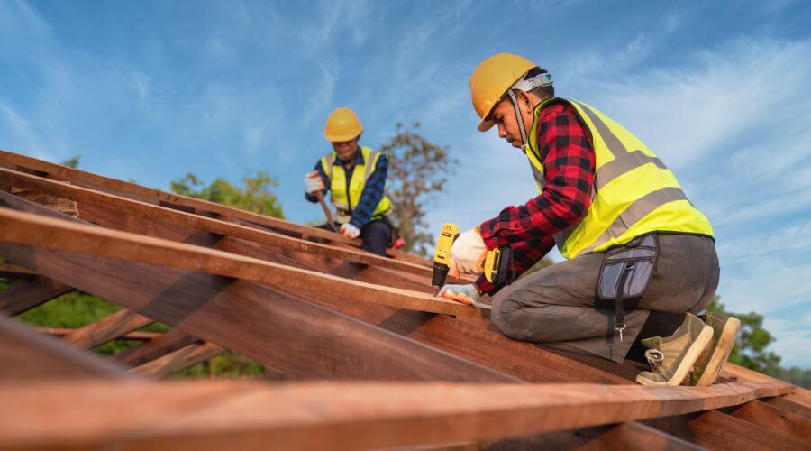 GAF Grand Sequoia installation in Helendale, CA